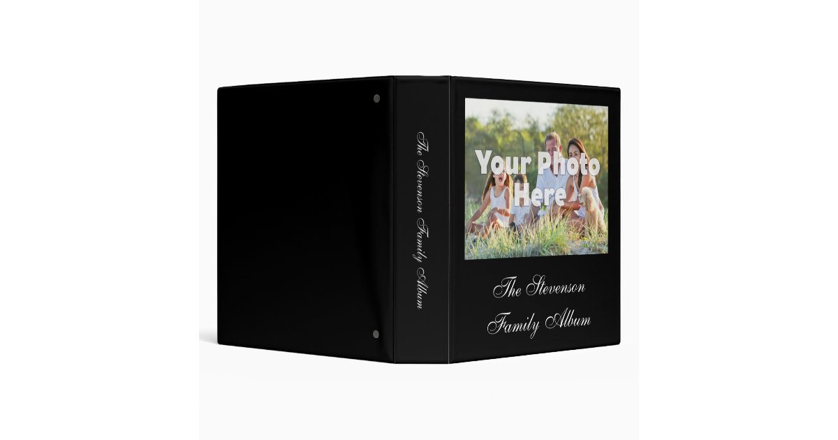Custom Personalized Photo Album Binder Zazzle