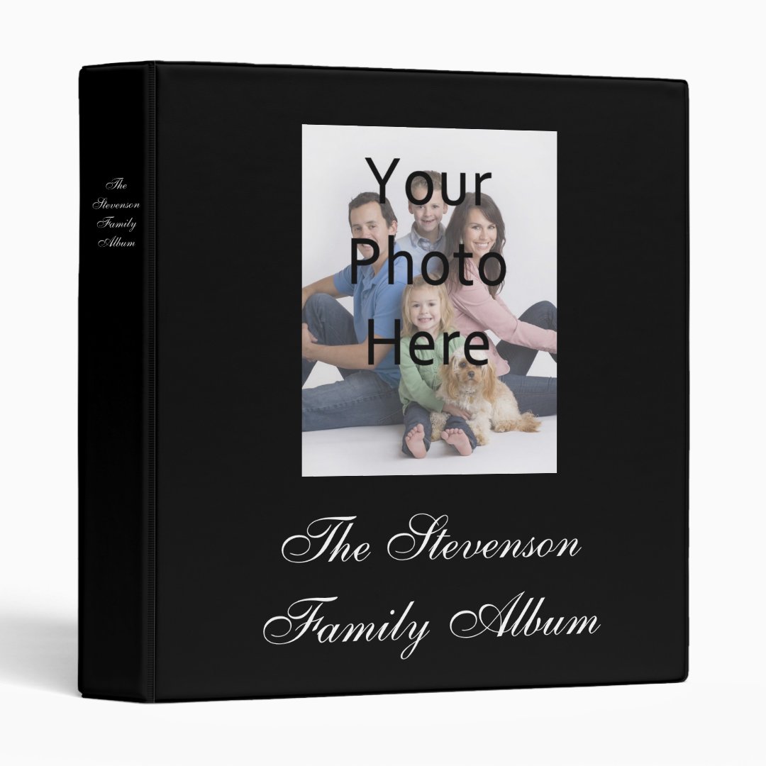 Custom Personalized Photo Album Binder | Zazzle