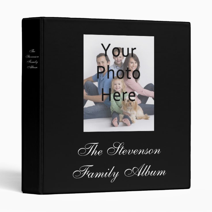 Custom Personalized Photo Album Binder Zazzle