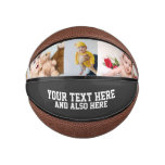 Custom Personalized Photo and Text Mini Basketball Custom Personalized Photo and Text Mini Basketball