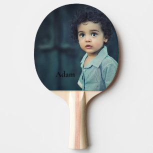 Custom Personalized Photo and Text   Ping Pong Paddle