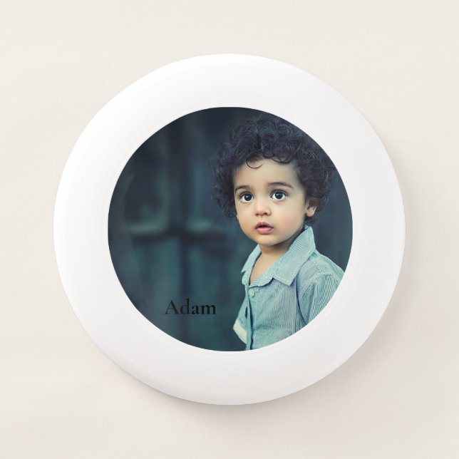 Custom Personalized Photo and Text Wham-O Frisbee (Front)