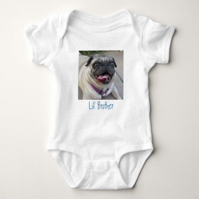 Custom Personalized Photo Baby Bodysuit (Front)