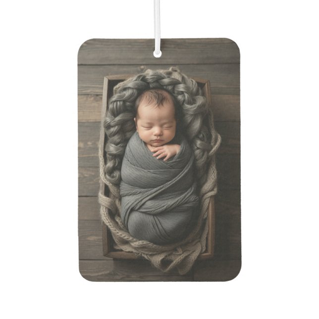 Custom Personalized Photo Baby Poem Air Freshener (Front)