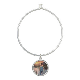 Custom Personalized Photo  Bangle Bracelet