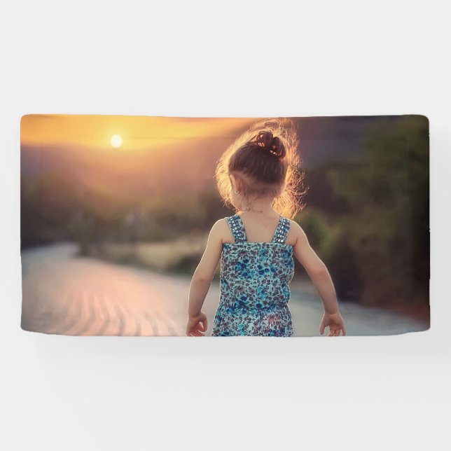 Custom Personalized Photo  Banner (Horizontal)