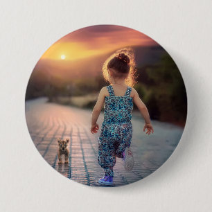 Custom Personalized Photo Button