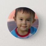Custom Personalized Photo Button at Zazzle