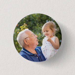 Custom Personalized Photo  Button