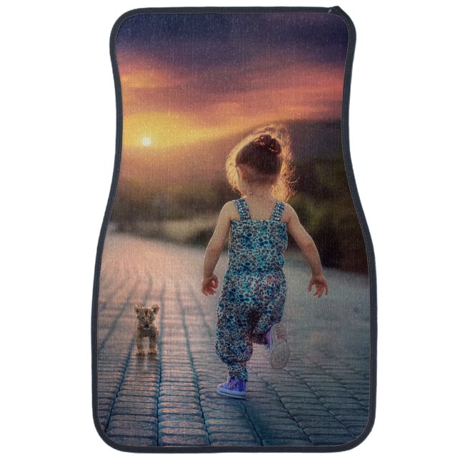 Custom Personalized Photo  Car Floor Mat (Front)