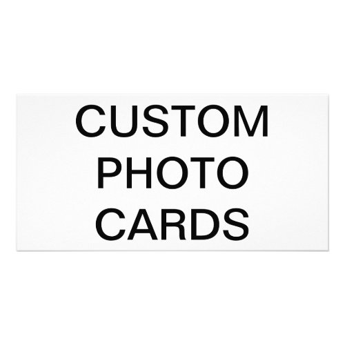 Custom Personalized Photo Card Blank Template