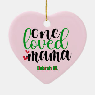 Custom Personalized Photo Christmas Ornament Heart