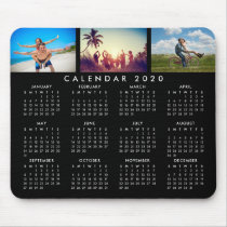 Custom Personalized Photo Collage 2020 Calendar Mouse Pad Custom Personalized Photo Collage 2020 Calendar Mouse Pad