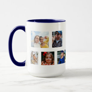 Custom Personalized Photo Collage Coffee Mug