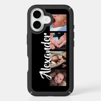 Custom personalized photo collage design your own iPhone 16 case