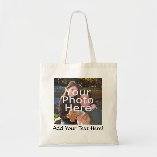 Custom Personalized Photo CTC Life Tote Bag (Front)