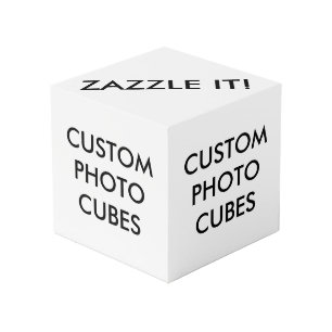 Custom Personalized Photo Cube Blank Template