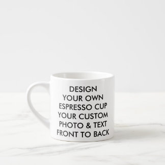 Custom Personalized PHOTO ESPRESSO CUP