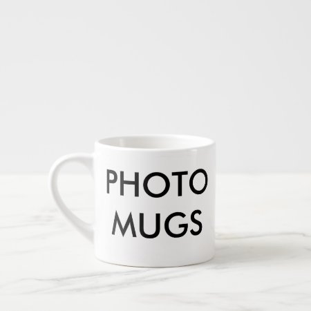 Custom Personalized Photo Espresso Cup Blank