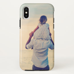 Custom Personalized Photo Father's Day Gift iPhone X Case
