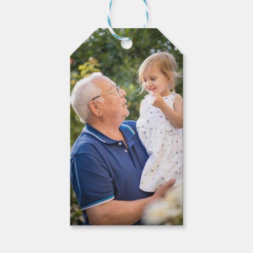 Custom Personalized Photo  Gift Tags