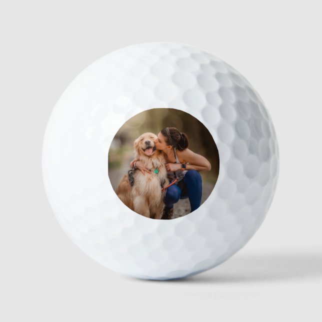 Custom Personalized Photo Golf Balls (Front)