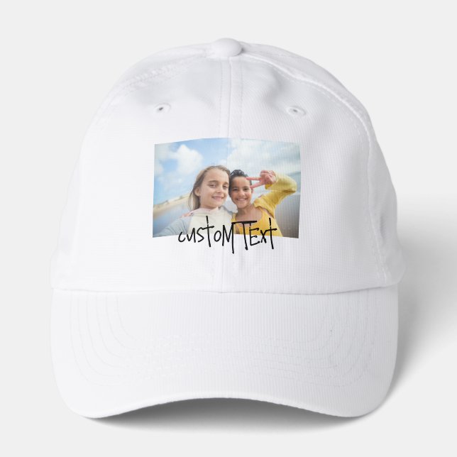 Custom Personalized Photo Hat - Baseball Cap Gift (Front)