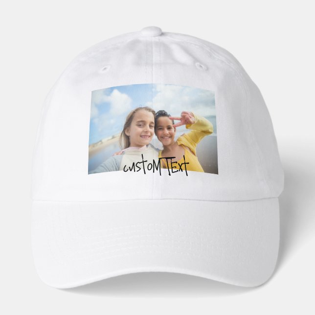 Custom Personalized Photo Hats - Caps Design Yours (Front)