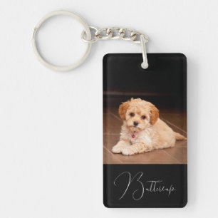 Custom personalized photo keychain