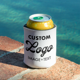 Custom Personalized Photo Logo Can Cooler Sleeve