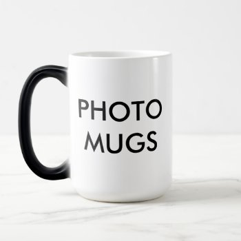 Custom Personalized Photo Magic Mug Blank Template by CustomPhotoMugs at Zazzle