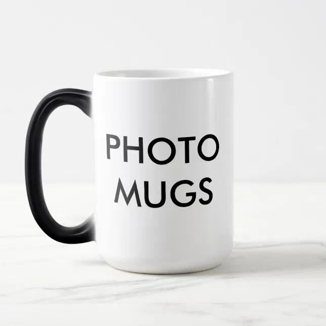 Custom Personalized Photo Magic Mug Blank Template | Zazzle