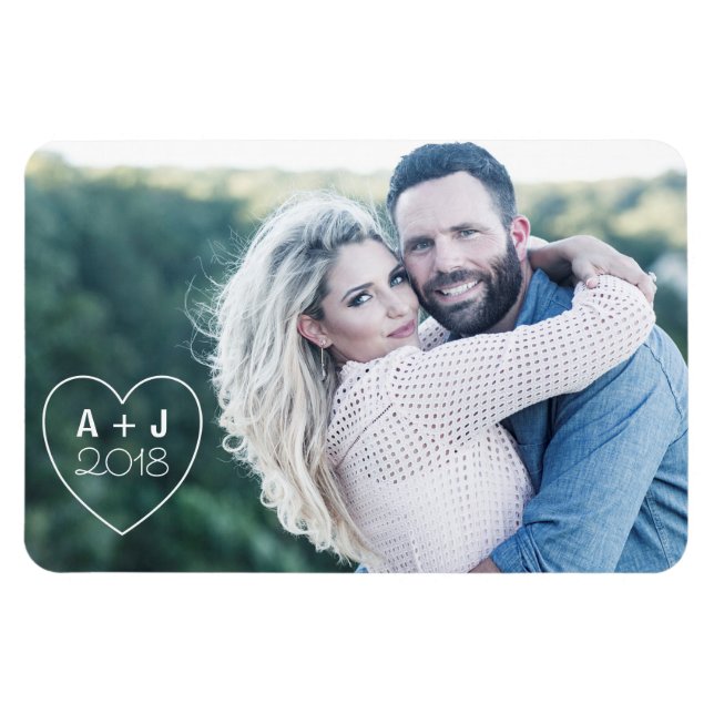 Custom Personalized Photo Magnet (Horizontal)