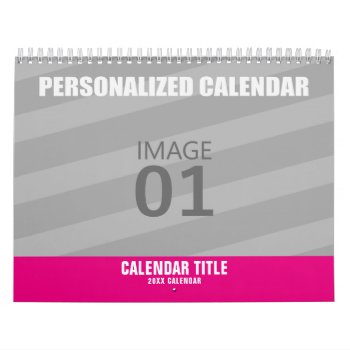Custom Personalized Photo Make Your Own 2024 Calendar by superdazzle at Zazzle