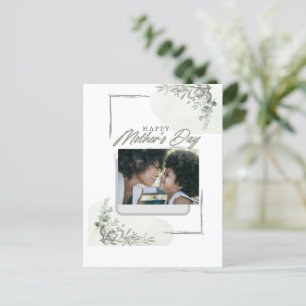 Custom personalized photo mother's day  postcard