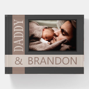 Custom Personalized Photo Of Dad With Child Paperweight