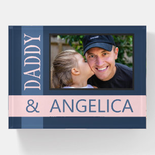 Custom Personalized Photo Of Dad With Child Paperweight