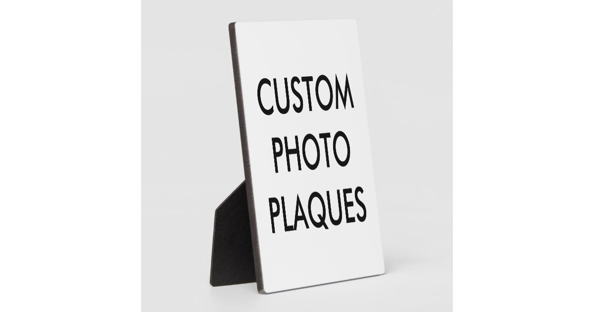 Custom Personalized Photo Plaque Blank Template