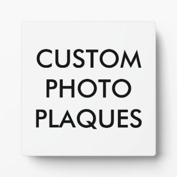Custom Personalized Photo Plaque Blank Template by CustomBlankTemplates at Zazzle