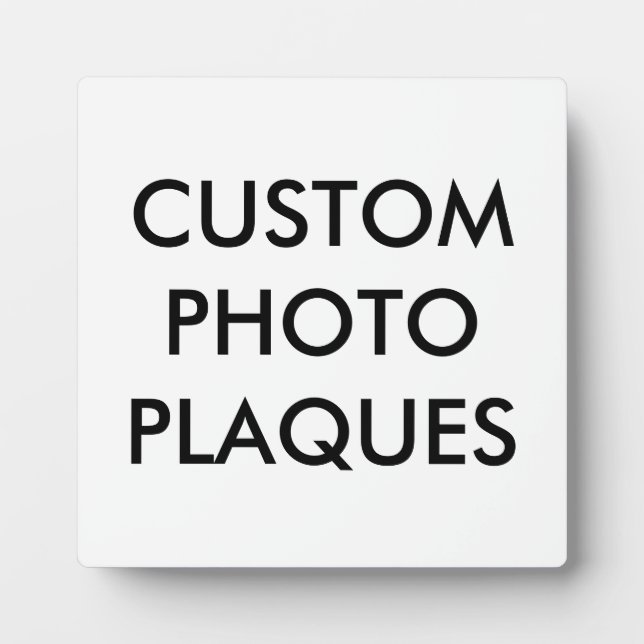 Custom Personalized Photo Plaque Blank Template (Front)