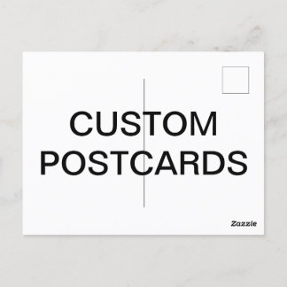 Custom Personalized Photo Postcard Blank Template