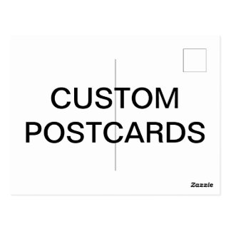 Custom Personalized Photo Postcard Blank Template