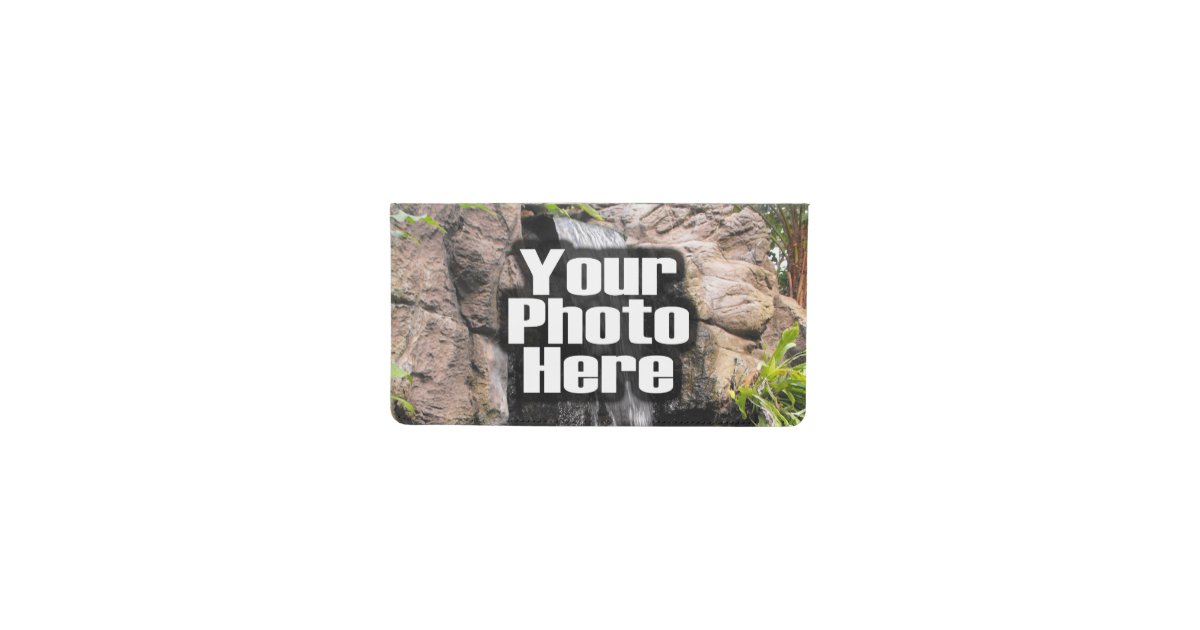 Custom Personalized Photo Printed Checkbook Cover | Zazzle.com