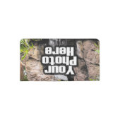 Custom Personalized Photo Printed Checkbook Cover (Back)
