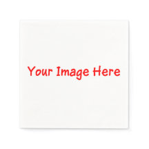 Custom Personalized Photo Selfie 4Kat Paper Napkin