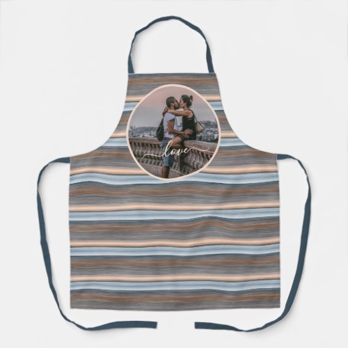 Custom Personalized Photo Simple Love Quote Text Apron