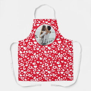 Custom Personalized Photo Simple Love Quote Text Apron