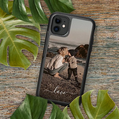 Custom Personalized Photo Simple Mom Text iPhone 13 Case