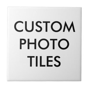 Custom Personalized Photo Tile Blank Template