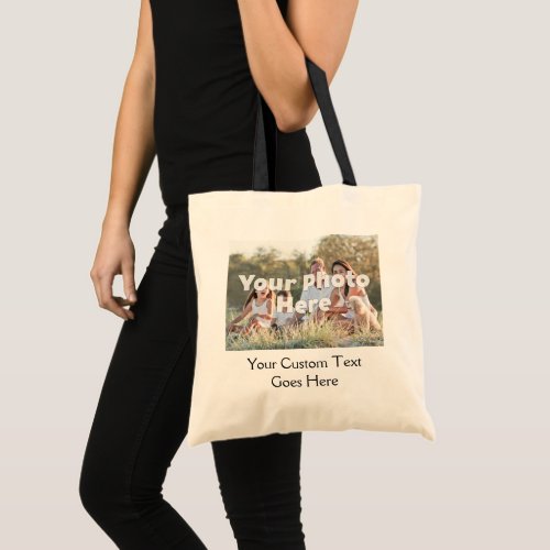 Custom Personalized Photo Tote Bags